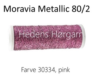 Moravia Metallic 80/2 farve 30334 pink